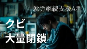 就労継続支援A型事業所の大量閉鎖とたくさんの利用者がクビになっている事態について解説している記事のトップ画像です。