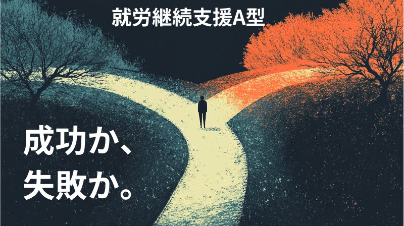 就労継続支援A型の事業所運営の成功と失敗の分かれ道についてまとめた記事のトップ画像です。